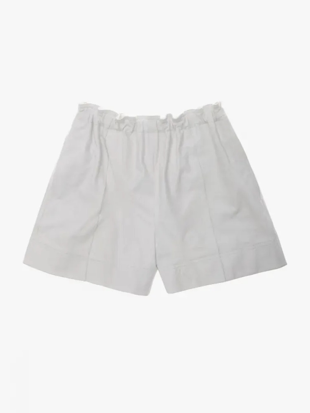 Helmut Lang White Paperbag Shorts